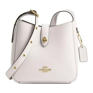 COACH Кожаная сумка через плечо Хадли мини женская белая