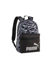 Рюкзак Phase AOP Backpack объемом 22 литра в цвете Puma черно-серый эхо-камуфляж Puma