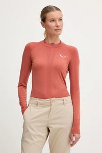 Функциональный лонгслив Salewa, оранжевый