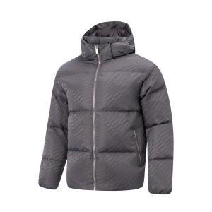 LINING Пуховики мужские Carbon Gray Purple