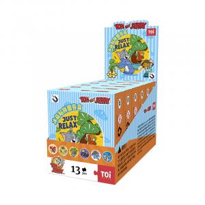 Слепая коробка с магнитом на холодильник Tom And Jerry: забавная история кошек и мышей, мистическая коробка/полный набор 6 шт TOI