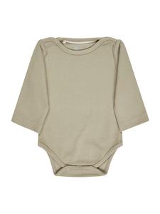 Sterntaler Боди с длинными рукавами из ребристого трикотажа серого цвета