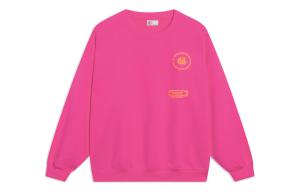 LiNing Толстовка Li Ning унисекс ярко-розовая