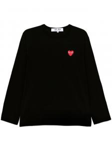 Футболка с нашивкой Comme Des Garçons Play, черный