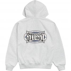 Толстовка Champion Oval Zip Holiday FW25 унисекс Stussy, серый