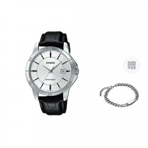CASIO Часы Men Silver Watch, Black