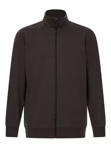 Толстовка на молнии с высоким воротником Boggi Milano, коричневый
