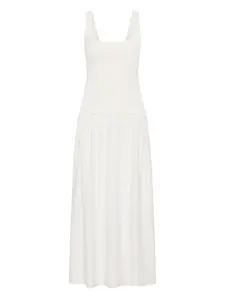 Платье мини kristen с квадратным вырезом Rebecca Vallance, белый