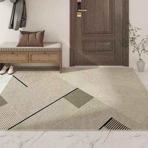 AOVOC Ковер 120x140 см для прихожей в японском стиле, водонепроницаемый, нескользящий