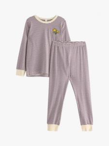 Детский пижамный комплект с цветочным принтом Lindex, Light Dusty Lilac