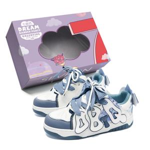 7 SEVFUN Скользоустойчивые износостойкие дышащие женские лоу-топы для скейтбординга в сине-белом фарфоровом дизайне, цвет Blue and White Porcelain