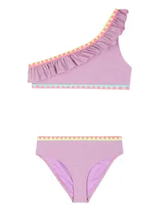 Бикини на одно плечо с оборками Billieblush, фиолетовый