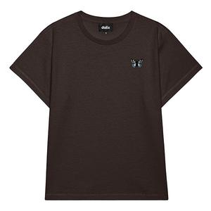 Женская футболка Butterfly с высокой талией Dalix, Vin Black