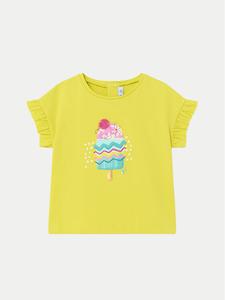 Футболка стандартного кроя Mayoral, желтый