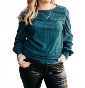 Топ Hunter Texture в зеленом цвете BiBi