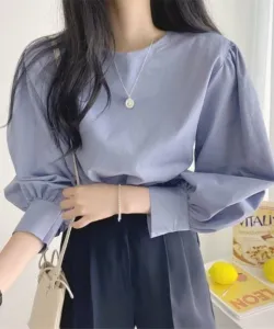 Блузка с рукавами-баллонами Aimoha - Select -, цвет Blue