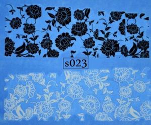 Водные наклейки для ногтей - № S023, Raisin