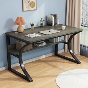 Компьютерный стол Xinmeikai 160x60 см, черная рама + Mani gray