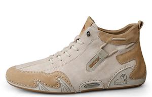 Мужские повседневные туфли средней высоты с мягкой подошвой, нескользящие, износостойкие BECK, Sandy Brown