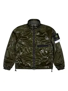 Куртка с нашивкой-компасом Stone Island, зеленый
