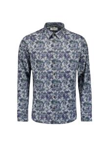 Повседневная рубашка No Excess Regular fit Button Up Shirt, темно-фиолетовый