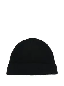 Шапка с ребристой вязкой LEMAIRE, черный