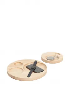 Деревянный поднос с вырезами Tre Product, нейтральный