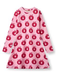 Småfolk Платье "Яблоки" розового цвета