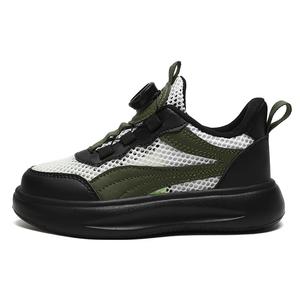 Детские кроссовки для бега SHIBU, черный/зеленый