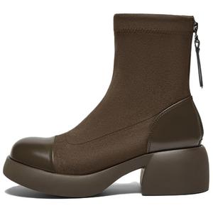 Женские ботинки BASTO, коричневый fleece-lined