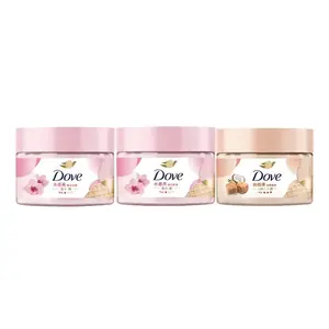 Скрабы для тела увлажняющие фруктовый аромат 280g/280g*2/280g*3 бутылки отшелушивающие увлажняющие очищающие ароматные Dove