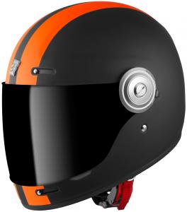 Шлем Bogotto v135 d-r2, Black Matt/Orange