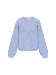 Женский свитер светло-голубого цвета IZIA