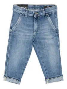 Джинсы с нашивкой-логотипом Dondup Kids, синий