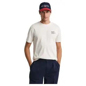 Футболка с коротким рукавом Gant Small Graphic 2003300, бежевый