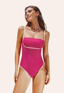 Купальник Cupshe CUTOUT SPAGHETTI, Neon Pink