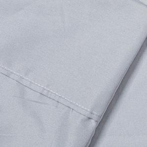 Набор однотонных простыней Pointehaven из микрофибры, серый