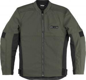 Текстильная мотоциклетная куртка Icon slabtown, Green/Black