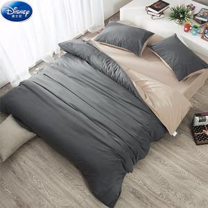 Disney Комплект постельного белья, 4 предмета, простыня 200 см, пододеяльник 200x230 см, цвет хаки-серый