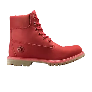 Ботинки Timberland Wmns Premium 6 Inch с логотипом, красный