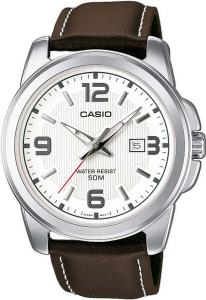CASIO Аналоговые часы в коричневом цвете