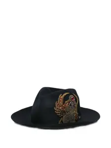 Украшенная шляпа Borsalino, синий