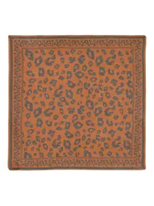 Платок с принтом Bonton, оранжевый