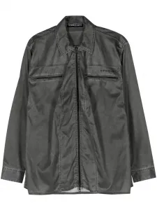 Рубашка на молнии с логотипом Y/Project, черный