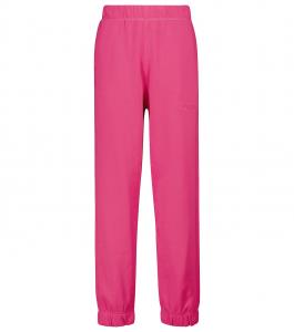 Спортивные брюки Software Isoli из хлопковой смеси Ganni, Shocking Pink