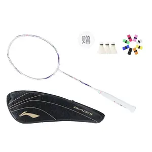 LINING Blade Shadow 600 full carbon бадминтонная ракетка атакующего типа с утяжеленной головкой, жестким стержнем professional 675mm white