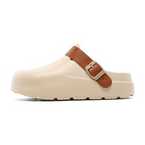 Женские тапочки EVA с закрытым носком, устойчивые к запахам и истиранию OUBT, хаки