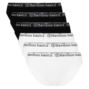 Трусики Bamboo basics, черный/белый
