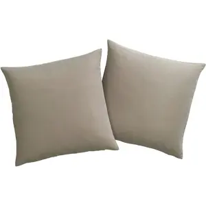 Декоративные подушки Lagan набор из 2 штук, однотонные, наволочки без наполнителя, 40 x 40 см Bruno Banani, Kitt + unifarben
