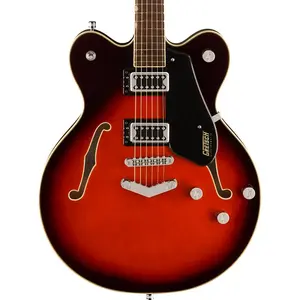 Gretsch G5622 Electromatic с центральным бруском, двойной вырез, V-Stoptail - Claret Burst
